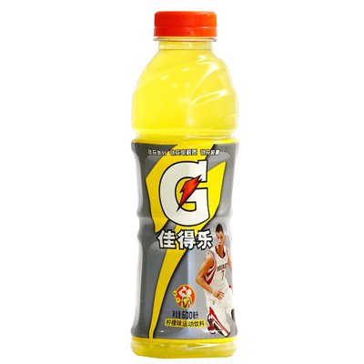 佳得乐动力运动饮料 柠檬味 600ml/瓶